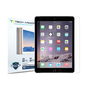 Tech Armor HD Clear Film Screen Protector for Apple iPad Air 1/2 [2-Pack]