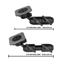Load image into Gallery viewer, PIVOT Double Suction Cup Mount - 0.75-inch Ball Arm