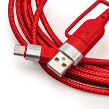 Load image into Gallery viewer, Multi-Function USB-A to USB-C Charging Cable (Southwest Airlines Only)