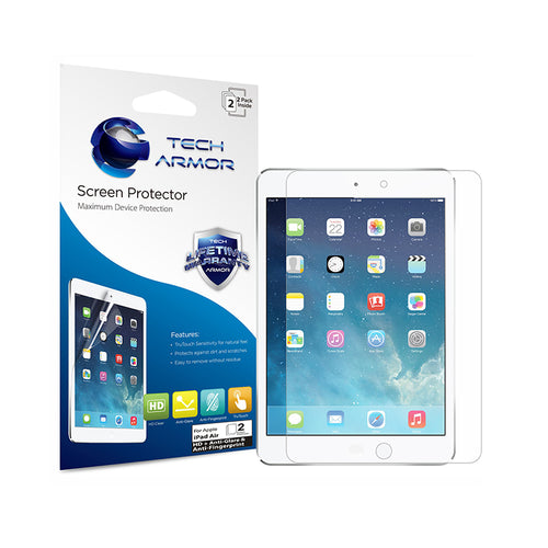 Tech Armor Anti-Glare Matte Screen Protector for Apple iPad Air 1/2 [2-Pack]
