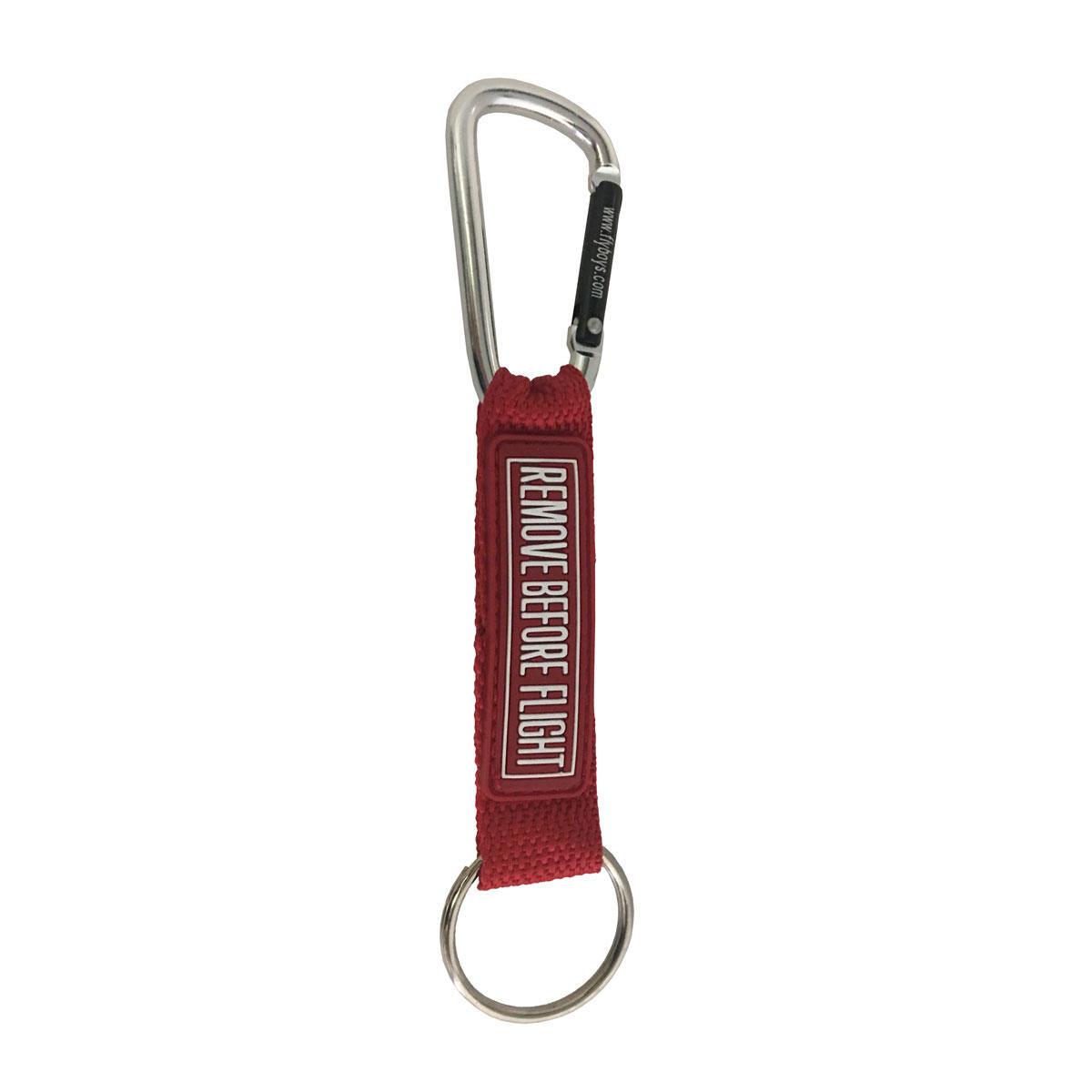 Remove Before Flight Keychain with Carabiner, Women's, Size: One Size